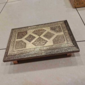 Pooja Stand 8X12 Golden Antiq