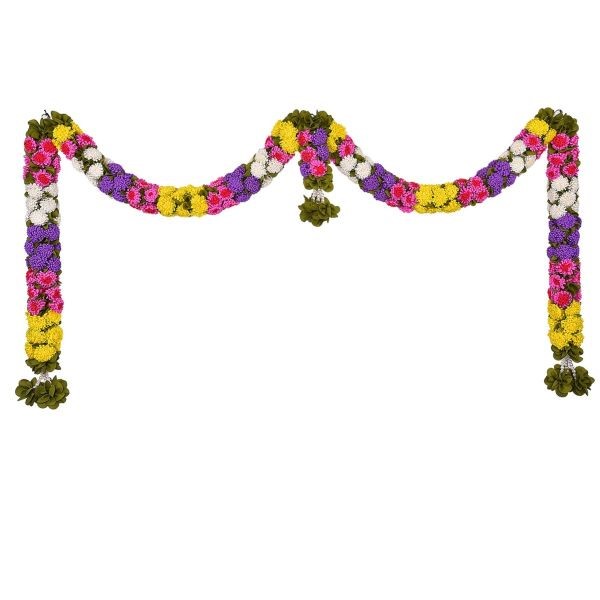 Kausthabha Sevanthi Doorset Multicolour