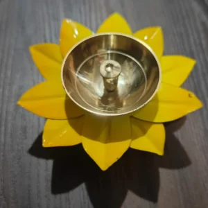 LOTUS DIYA MINI YELLOW