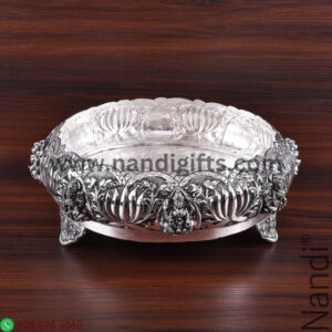 GS ANTIQ ASTALAXMI PLATE 8inch