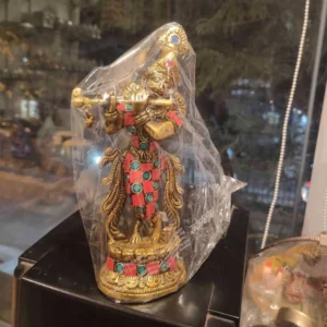 KRISHNA FLUTE STANDING STONE WRK