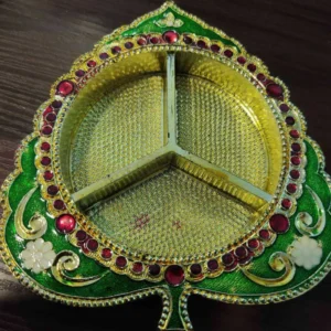 Leaf Kumkum Plate