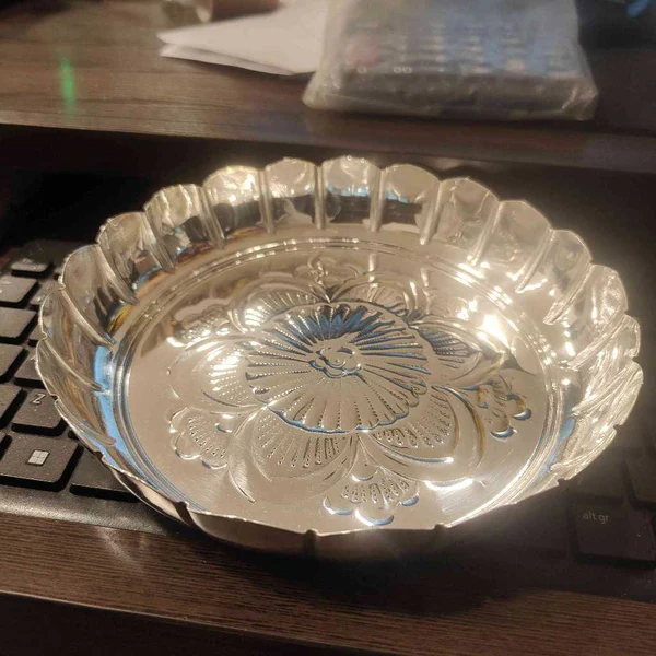 GERMAN SILVER PARGIL PLATE 7inch