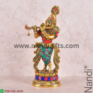 KRISHNA FLUTE STANDING STONE WORK