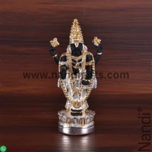 Silver And Gold Plated Balaji Idol Small