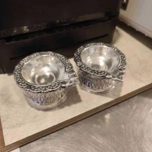 GS ANTIQ PAAN DIYA PAIR BIG