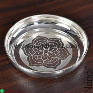 GS PLAIN ENGRAVE DEEP PLATE 8inch