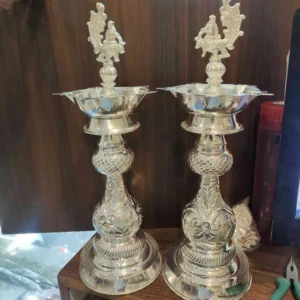 GS PEACOCK FANCY DIYA 16inch