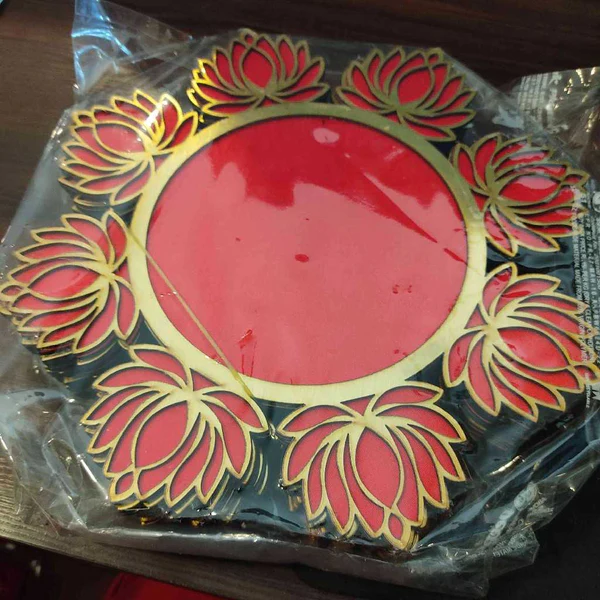 MDF Lotus Rangoli 8 inch 1pc