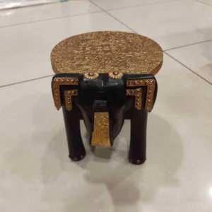Elephant Stool Brass Finish 8inch