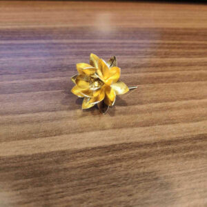 Gold Plated Lotus Flower