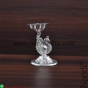 GS Peacock Diya With Stand