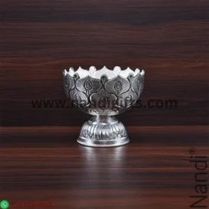 GS Antiq Peacock Feather Bowl 4Inch