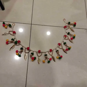 Multi Colour Golden Leaf Toran