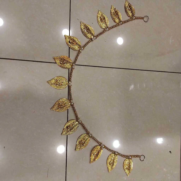 Leaf Ganesh Beads Toran