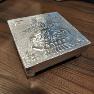Whitemetal Pooja Choki 4x4