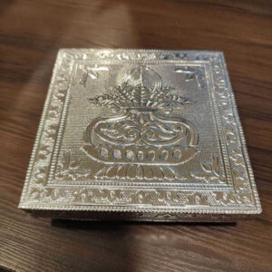 Whitemetal Pooja Stand 5x5