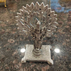 Balaji With Tree Silver Antiq