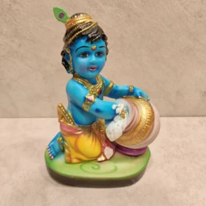 Makhan Chor Krishna Blue Medium