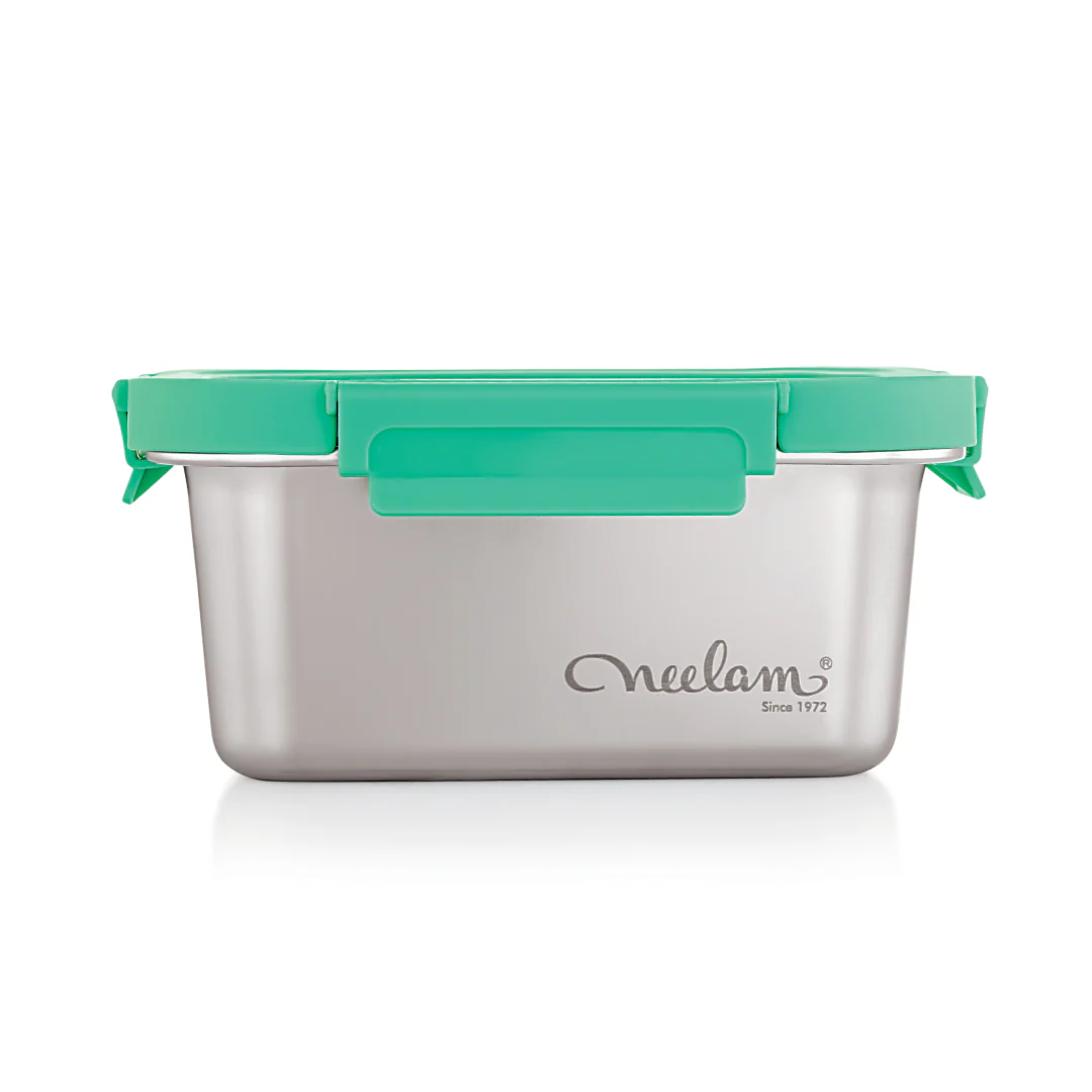 NEELAM VACFRESH SQUARE WITH GLASS LID 1450ml