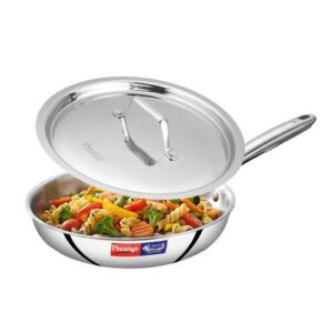 Prestige Triply Splendid Cookware Fry Pan With Lid 22Cm