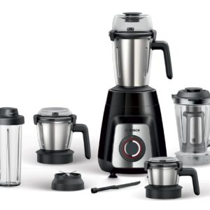 BOSCH TrueMixx Series 8 1000W Juicer Mixer Grinder | MG8725A1KI | 5 Jars | Black