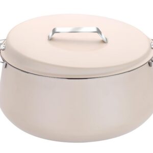 Pradeep Hotpot Esteem With Lid (Beige)(5000Ml)