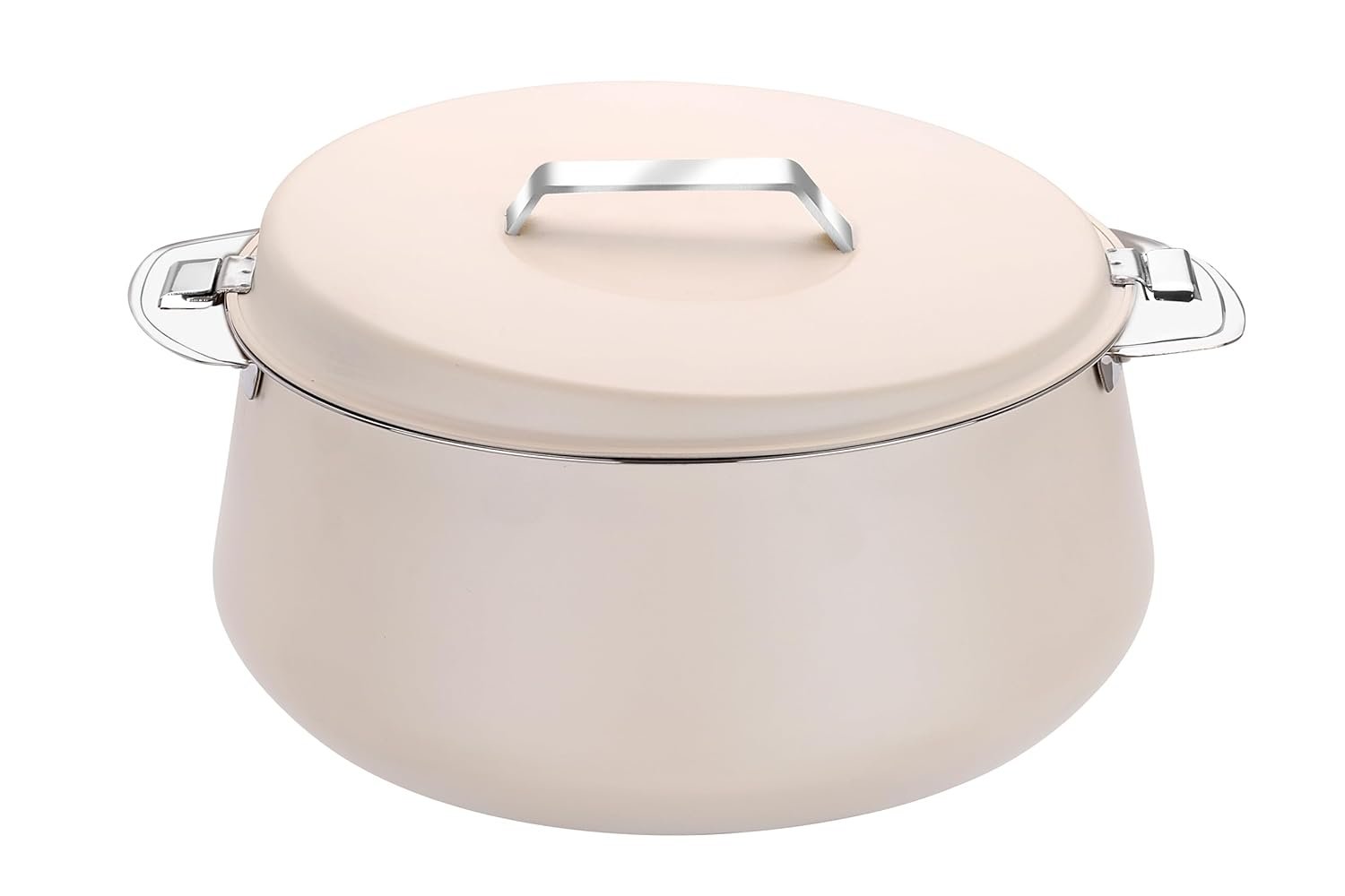Pradeep Hotpot Esteem With Lid (Beige)(5000Ml)