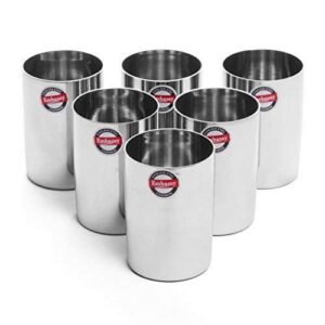 KESARIYA SS LONG PEPSI GLASS JUMBO(SET OF 6)