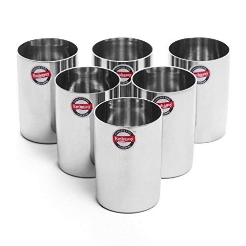 KESARIYA SS LONG PEPSI GLASS JUMBO(SET OF 6)