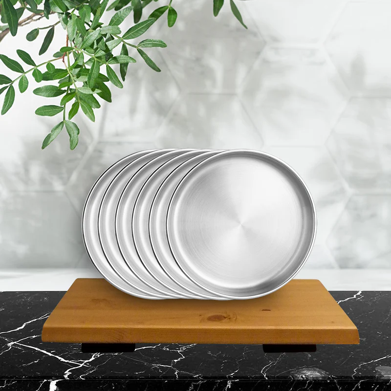 Shri & Sam SS Nikki Side Plate (D/W) 6Pcs