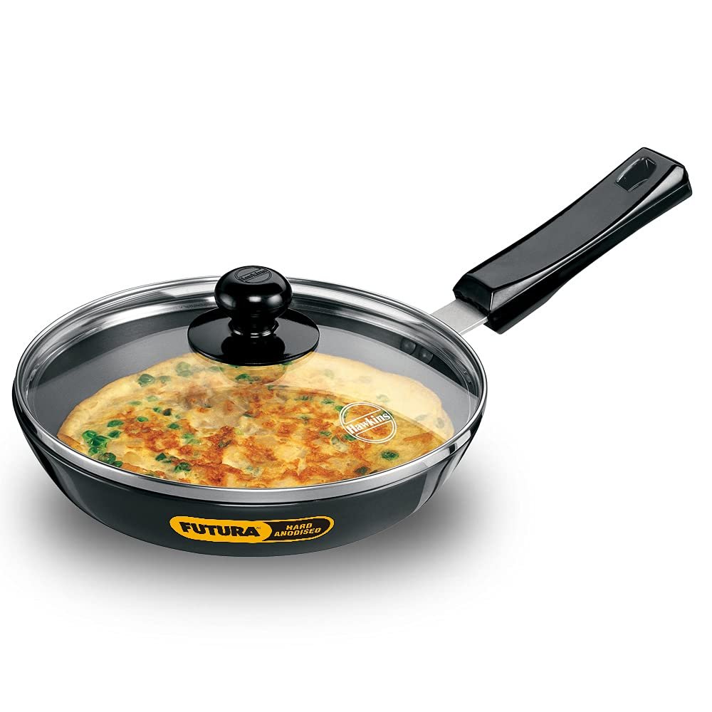 Hawkins Futura Frying Pans W/Glass Lid 20Cm