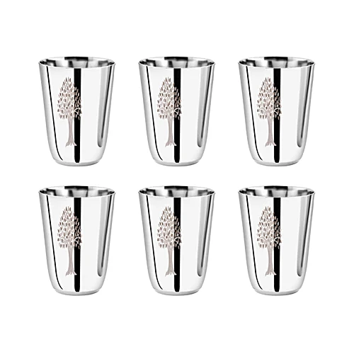 KESARIYA SS OAKTREE GLASS(SET OF 6)