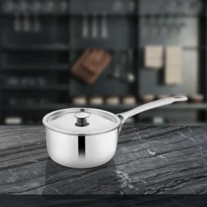 Shri & Sam Platinum Plain Asuce Pan W/L SS 14Cm