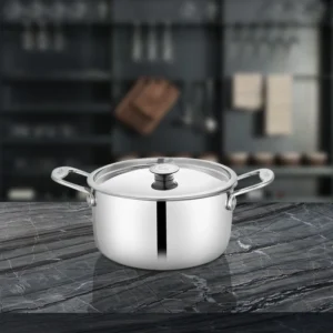 Shri & Sam Platinum Plan Casserole W/L SS 16 CM