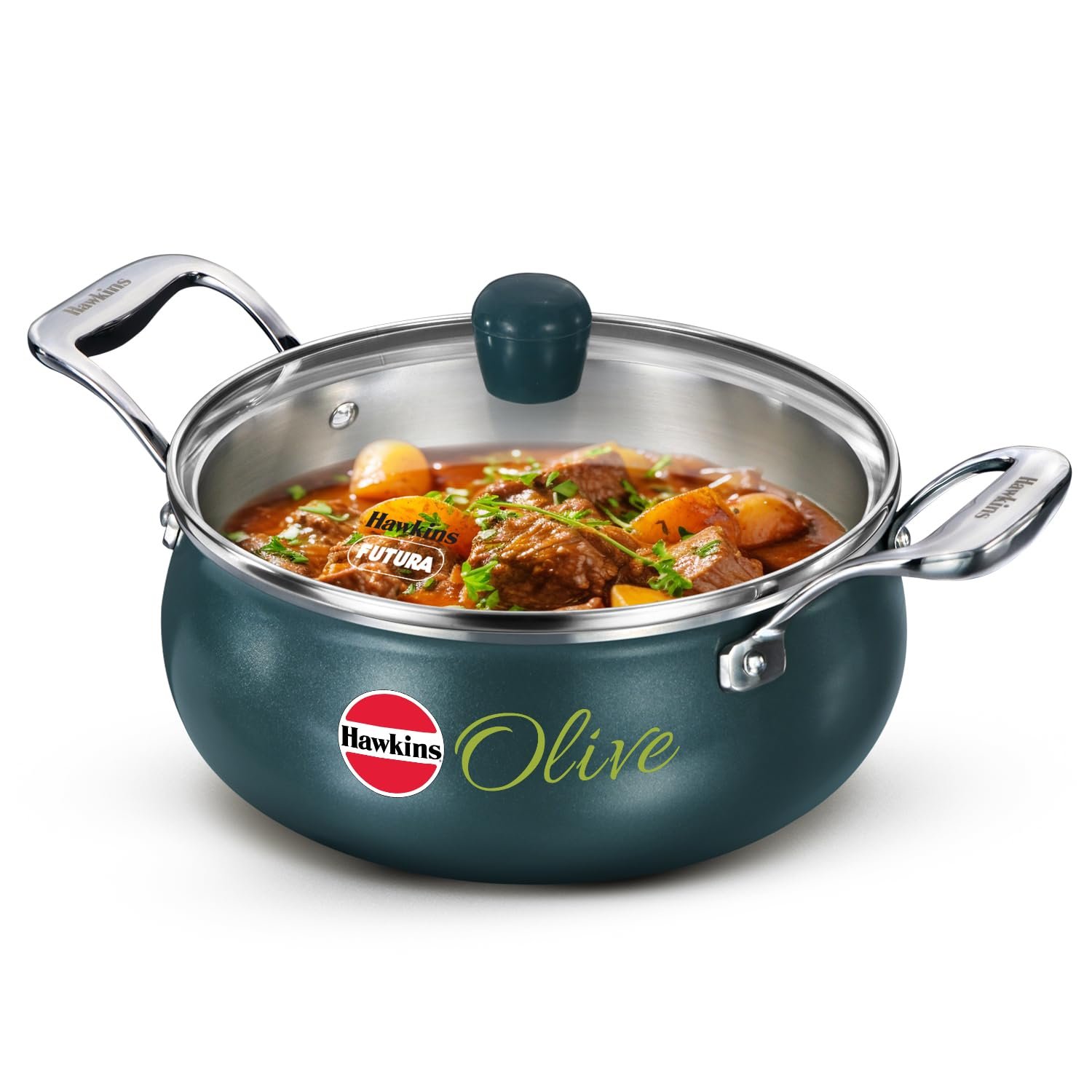 HAWKINS HANDI OLIVE PRO TRI-PLY SS 20CM