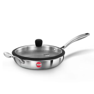 Hawkins Non Stick Frying Pan Pro Tri-Ply SS Shielded 26Cm