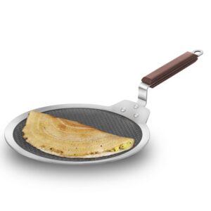 Hawkins Non Stick Dosa Tava Tri-Ply SS 28Cm