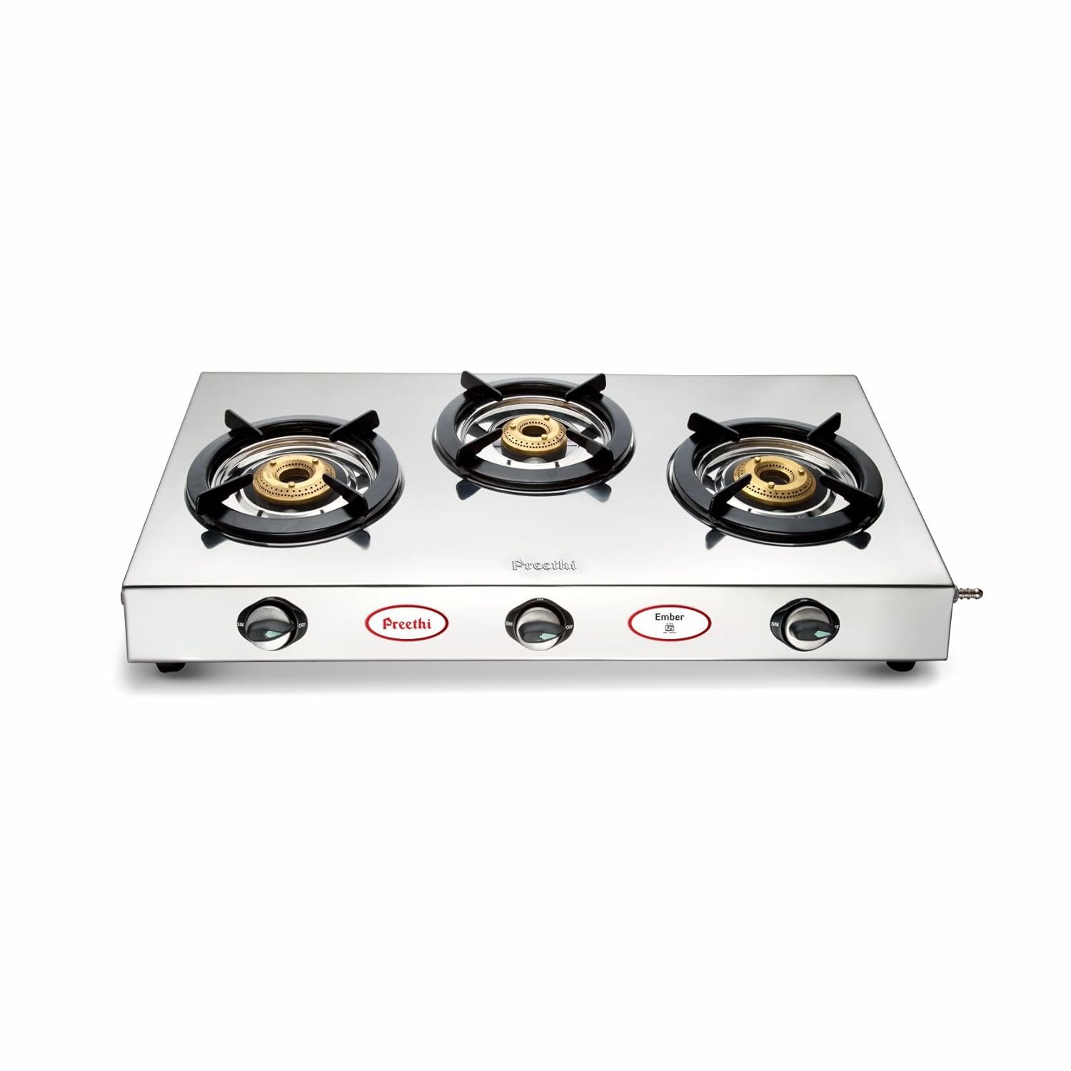 Preethi Gas Stove-Ember 3B SS