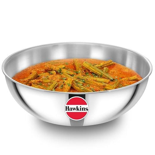 Hawkins Metro Kadhai Tri-Ply SS 28Cm