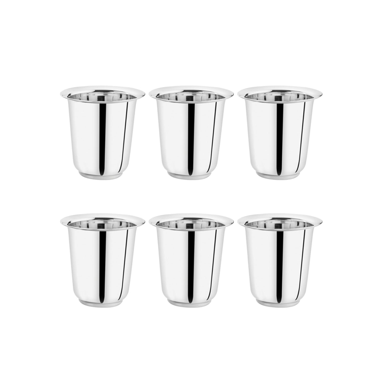 KESARIYA SS MAYURI WATER GLASS(SET OF 6)