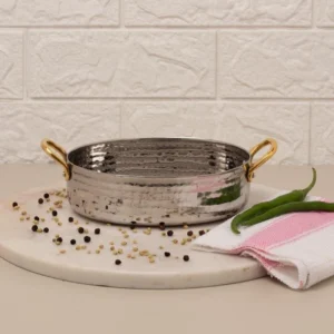 KESARIYA SS SERVING KADAI KADAI OVAL HAMMERED