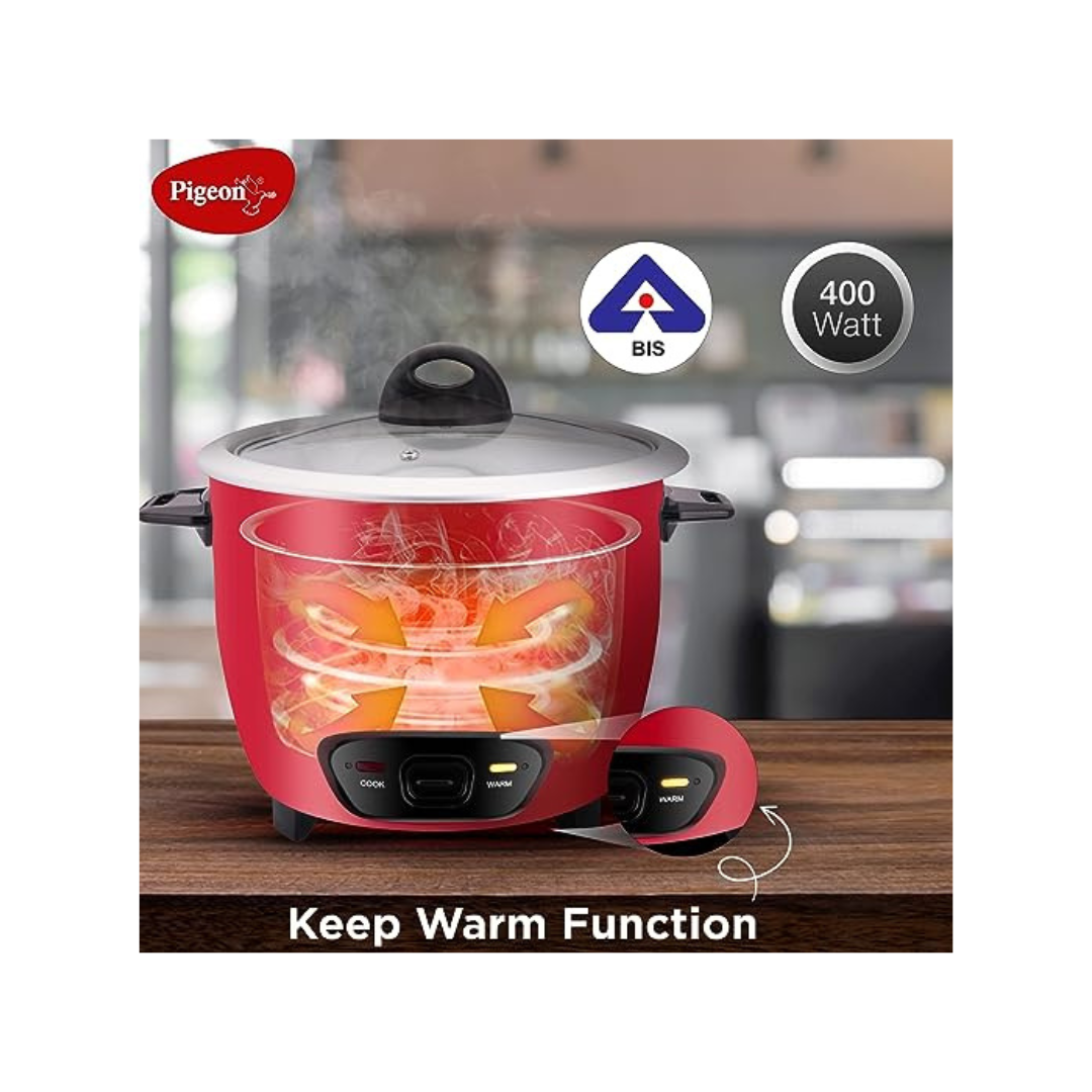 Pigeon Stylo 1.8 Ltr Double Stainless Steel Pot