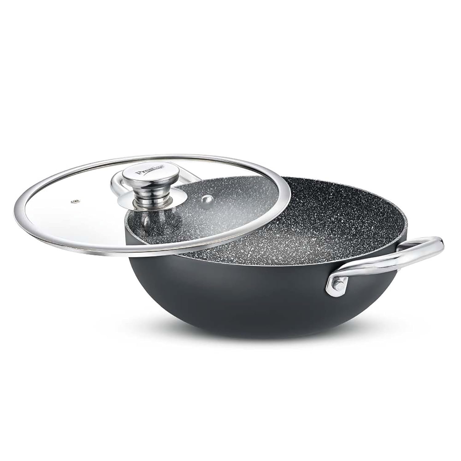 Prestige Durastone Ha Non Stick Cookware Deep Kadai 24Cm