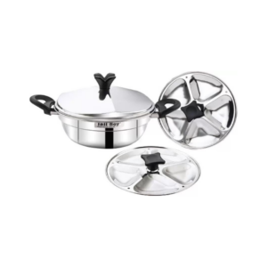 Tallboy Trigon Stainless Steel Multi Kadai Induction & Standard Idli Maker