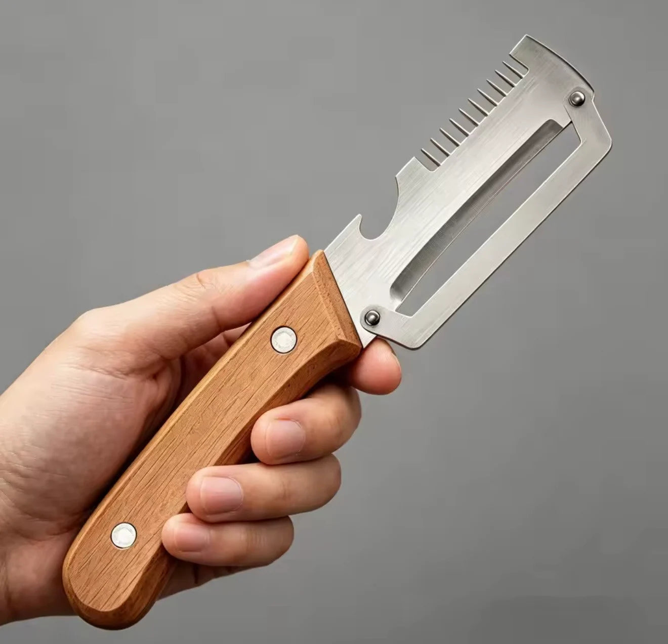Shengya 3-in-1 Vegetable Peeler with Scallion Cutter & Bottle Opener