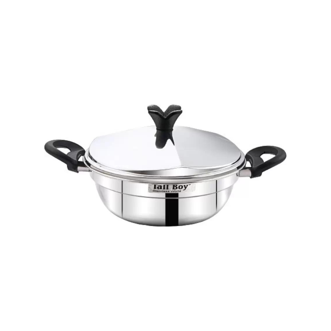 Tallboy Trigon Stainless Steel Multi Kadai Induction & Standard Idli Maker