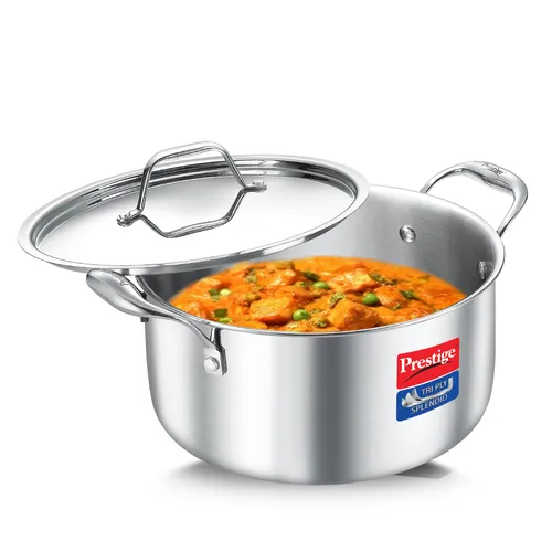 Prestige Triply Splendid Cookware Casserole With Lid 24Cm
