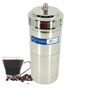 Kitchen Mart Stainless Steel with 2 Cups Capacity Coffee Filter (Silver)-B2B (100 Pieces)