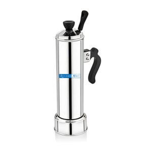 Kitchen Mart Stainless Steel Puttu Maker with Ergonomic Handle